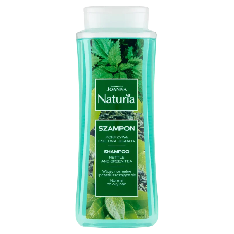 Joanna Naturia Shampoo mit Brennnessel und grünem Tee für fettiges Haar 500 ml
