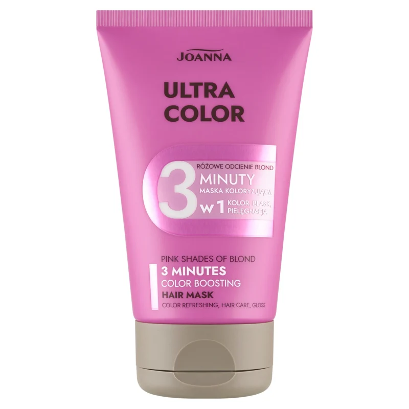 Joanna Ultra Color färbende Haarspülung rosa Blondtöne 3 Minuten ohne Ammoniak