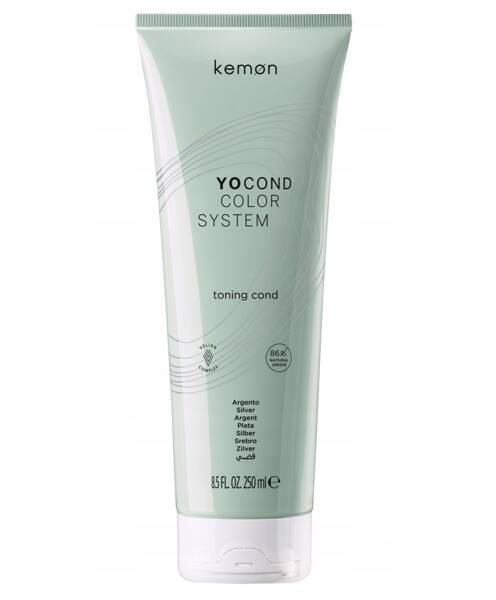 Kemon Yo Cond Argento Haarmaske 250 ml gegen Gelbstich für blondes Haar