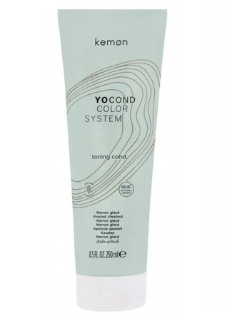 Kemon Yo Cond Marron Glacé Haarmaske 250 ml für kastanienbraunes Haar
