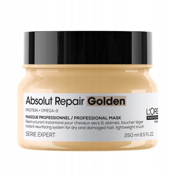 L’Oréal Absolut Repair Golden Haarmaske 250 ml für geschädigtes und feines Haar