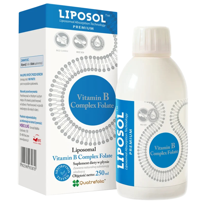 Liposol liposomaler Vitamin B Complex Folate flüssig 250 ml