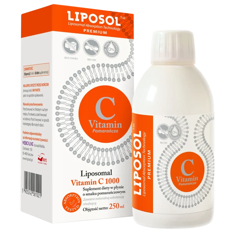 Liposol liposomales Vitamin C 1000 flüssig mit Orangengeschmack 250 ml