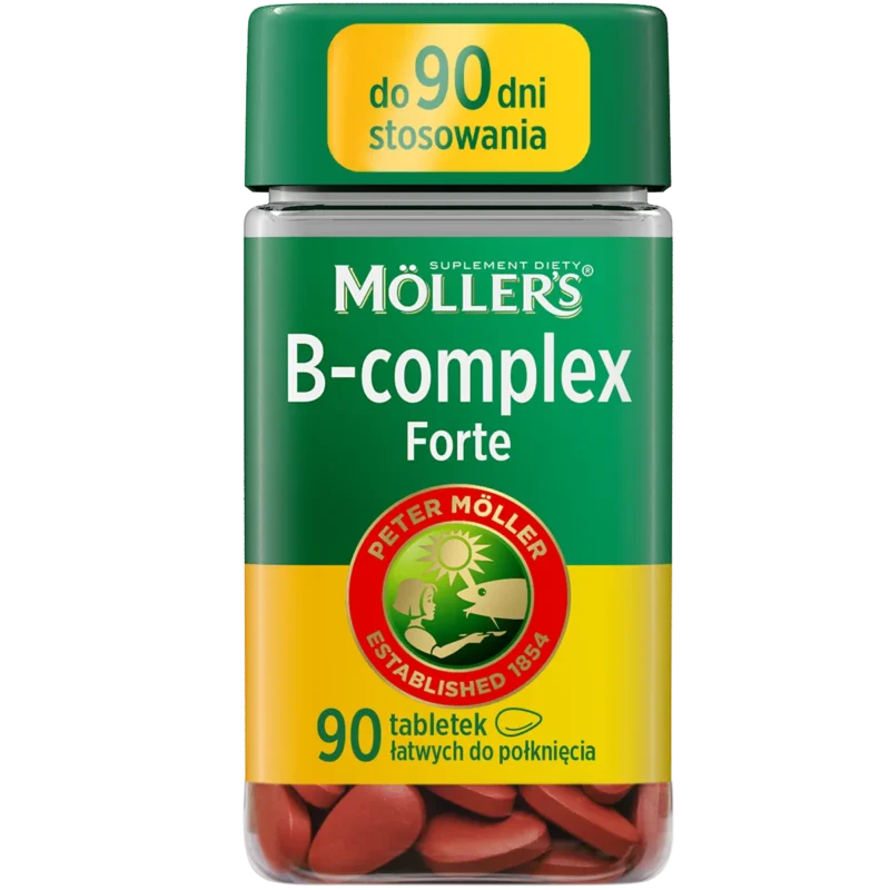 Möller’s B-Complex Forte Vitamin B Komplex 90 Tabletten