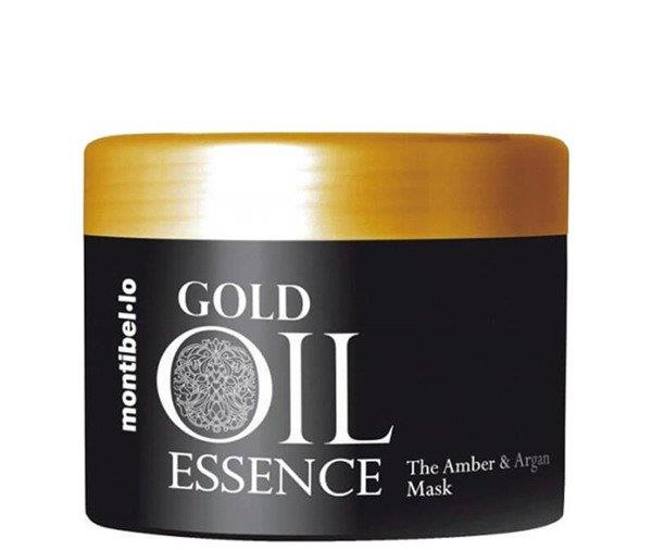 Montibello Gold Oil Haarmaske mit Argan- und Bernsteinöl für alle Haartypen 500 ml