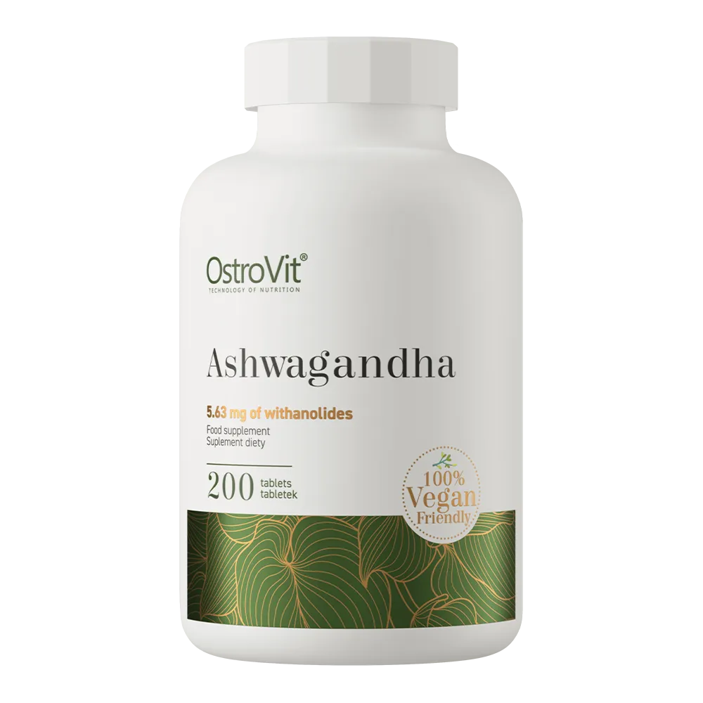 OstroVit Ashwagandha 200 Tabletten für Entspannung und Stressabbau