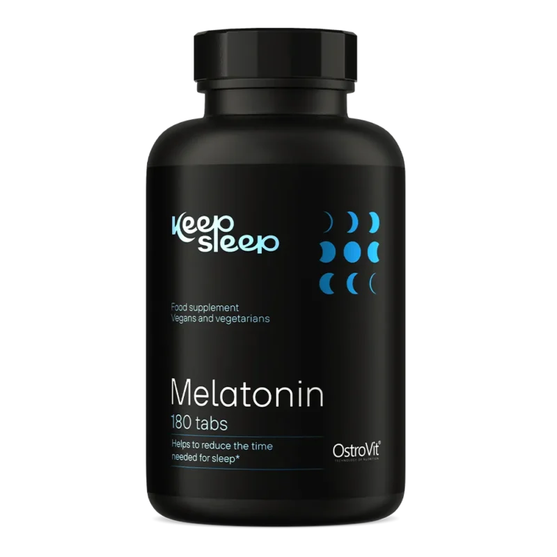 OstroVit Melatonin 180 Tabletten für besseren Schlaf und schnelleres Einschlafen