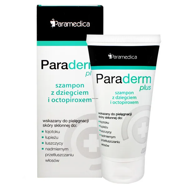 Paraderm Plus Shampoo mit Teer und Octopirox gegen Schuppen und fettige Kopfhaut 150 g