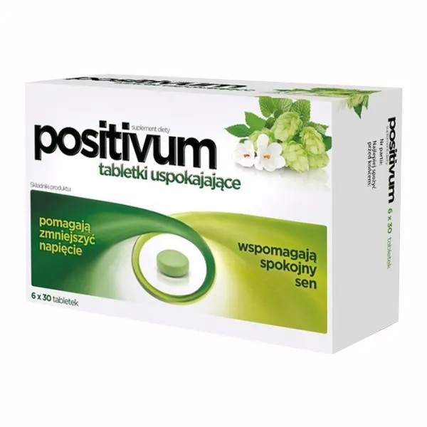 Positivum Tabletten 180 Stück – pflanzliches Nahrungsergänzungsmittel für Entspannung und Schlaf