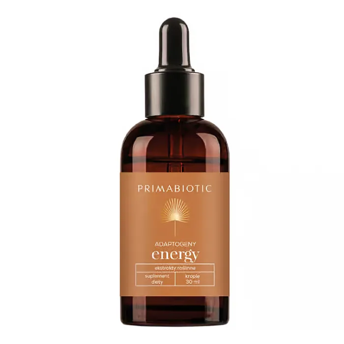 Primabiotic Adaptogene Energy Tropfen 30 ml mit Maca, Ginseng und Rhodiola für Energie und Vitalität