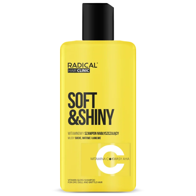 Radical Hair Clinic Soft & Shiny Vitamin Glanzshampoo für trockenes und glanzloses Haar 300 ml