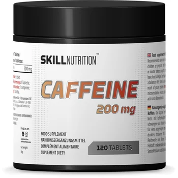 Skill Koffein 200 mg Tabletten für Energie, Fokus und Konzentration vor Training oder Arbeit