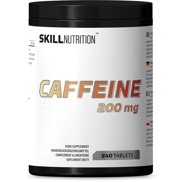 Skill Koffein 200 mg Tabletten 240 Stück für Energie, Fokus und Konzentration im Alltag und Training