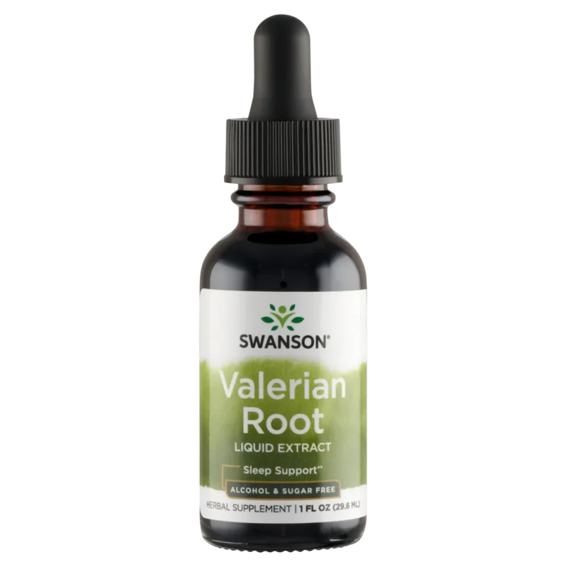 Swanson Baldrianwurzel Flüssigextrakt 29,6 ml für Entspannung und besseren Schlaf