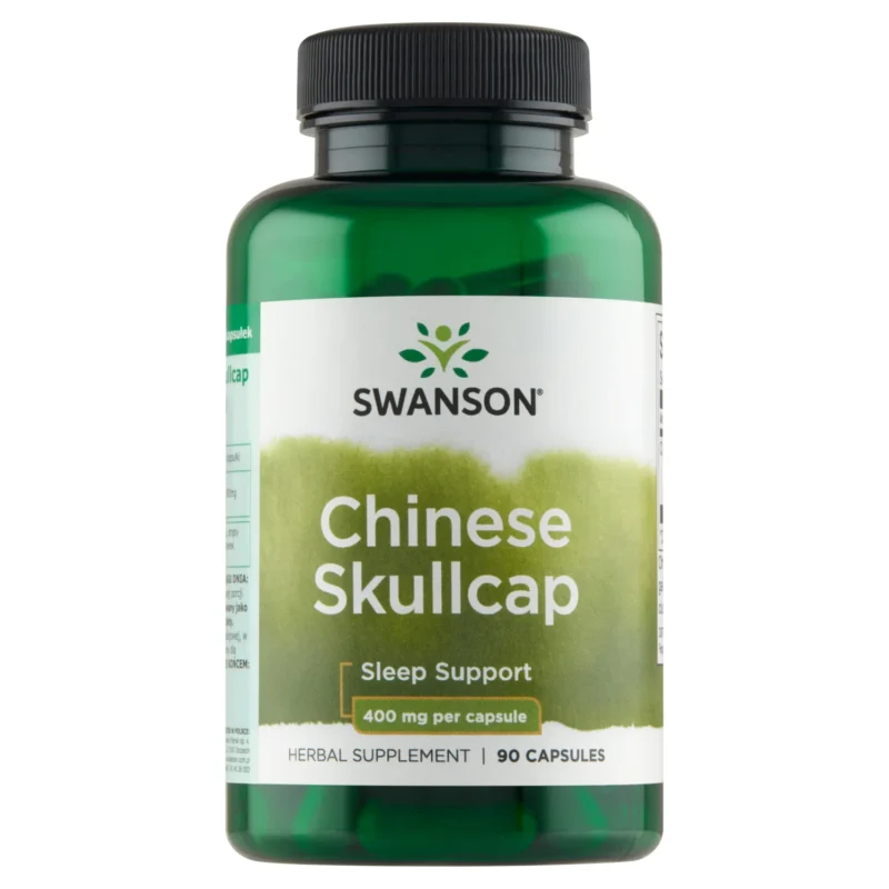 Swanson Chinese Skullcap 90 Kapseln mit Baikal Helmkraut für Entspannung