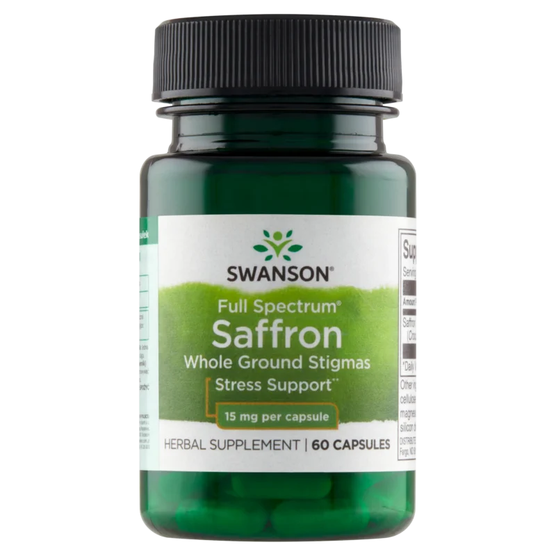 Swanson Safran Kapseln mit Safran zur Unterstützung von Stimmung und Entspannung