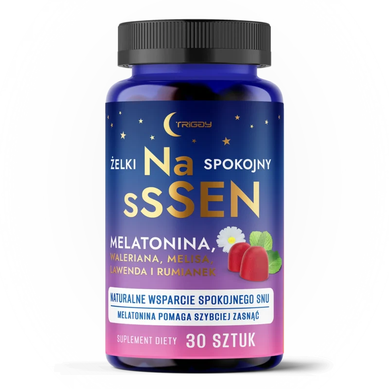 Triggy Schlaf Gummis mit Melatonin 30 Stück für besseren Schlaf und Entspannung