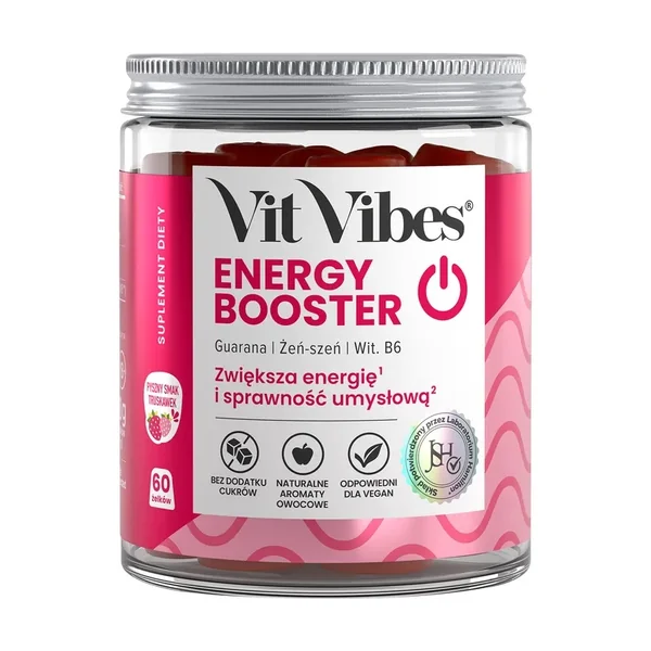 Vit Vibes Energy Booster Gummibärchen mit Vitaminen für Energie und Immunsystem