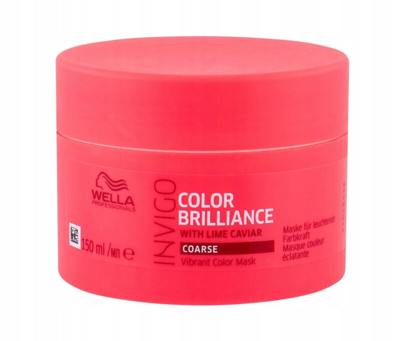 Wella INVIGO Color Brilliance Haarmaske für dickes coloriertes Haar mit Limettenkaviar 150 ml