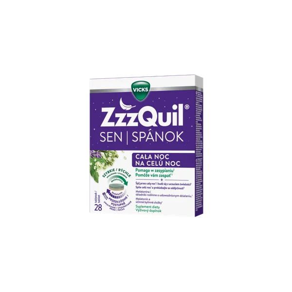 ZzzQuil Die Ganze Nacht 28 Tabletten für ruhigen Schlaf und Durchschlafen