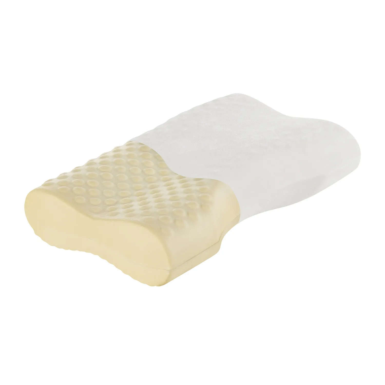Qmed orthopädisches Anti-Schnarch-Kissen aus Memory Foam für besseren Schlaf und freie Atmung