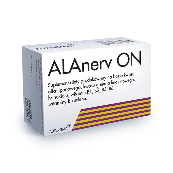 ALAnerv ON Kapseln mit Alpha-Liponsäure und B-Vitaminen zur Unterstützung des Nervensystems