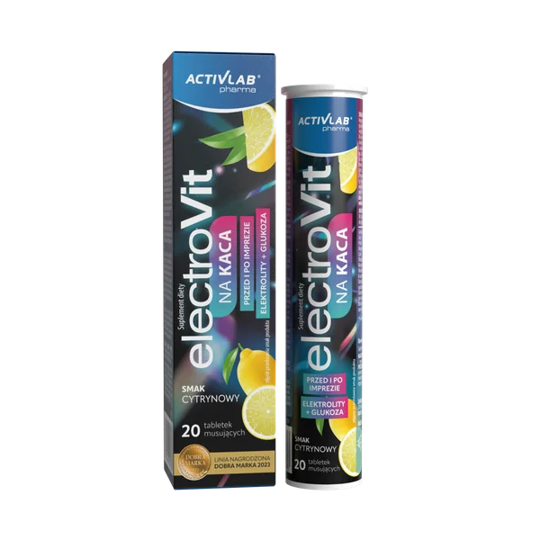 Activlab ElectroVit gegen Kater Zitrone 20 Brausetabletten mit Elektrolyten und Vitaminen