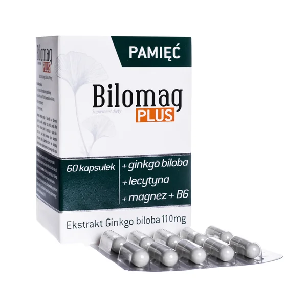 Bilomag Plus Kapseln mit Ginkgo biloba, Magnesium und Lecithin zur Unterstützung von Gedächtnis und Konzentration