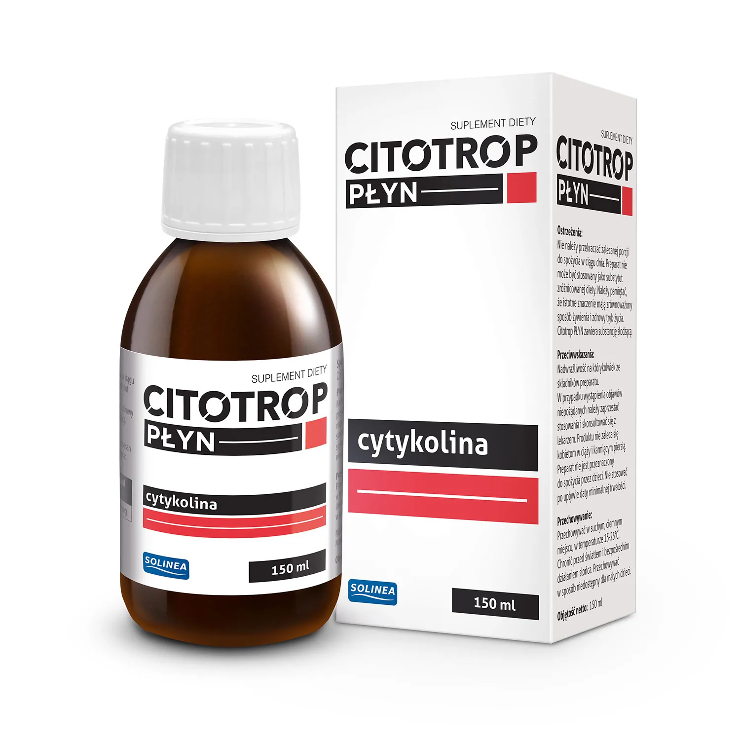 Citotrop Flüssigkeit mit Citicolin zur Unterstützung von Konzentration und Gehirnfunktion