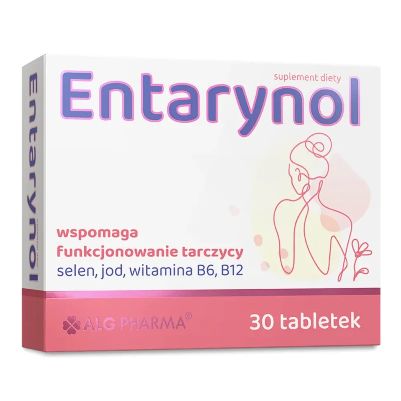 Entarynol 30 Tabletten mit Jod, Selen und B-Vitaminen zur Unterstützung der normalen Schilddrüsenfunktion