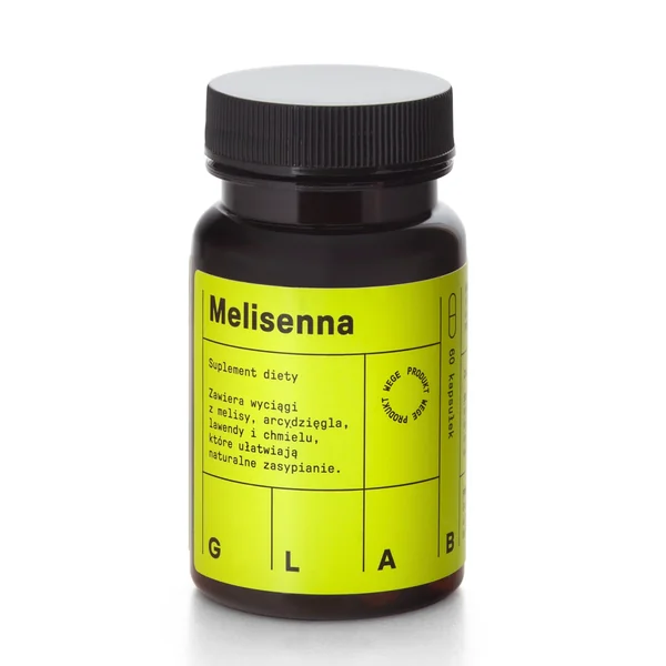 G-LAB Melisenna Kapseln mit Melisse, Hopfen und Lavendel zur Unterstützung von Entspannung und innerer Ruhe