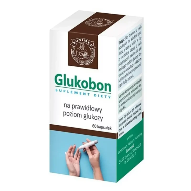 Glukobon Kapseln mit Berberin und weißer Maulbeere zur Unterstützung des Blutzuckerspiegels