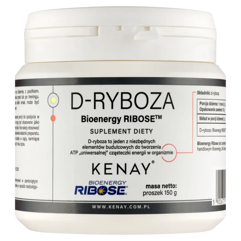 Kenay D-Ribose Bioenergy Ribose 150 g Pulver für Energie und Regeneration