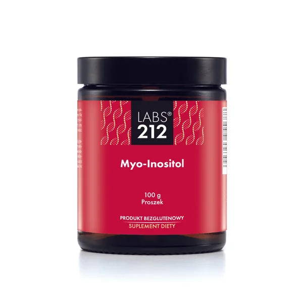 LABS212 Myo-Inositol Pulver 100 g zur Unterstützung von Konzentration, Nervensystem und PCOS-Supplementierung