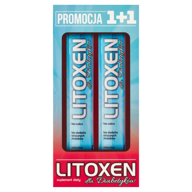 Litoxen für Diabetiker 2 x 20 Brausetabletten mit Elektrolyten und Vitamin C ohne Zucker