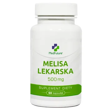 MedFuture Zitronenmelisse 500 mg Kapseln zur natürlichen Unterstützung von Entspannung, Schlaf und Konzentration