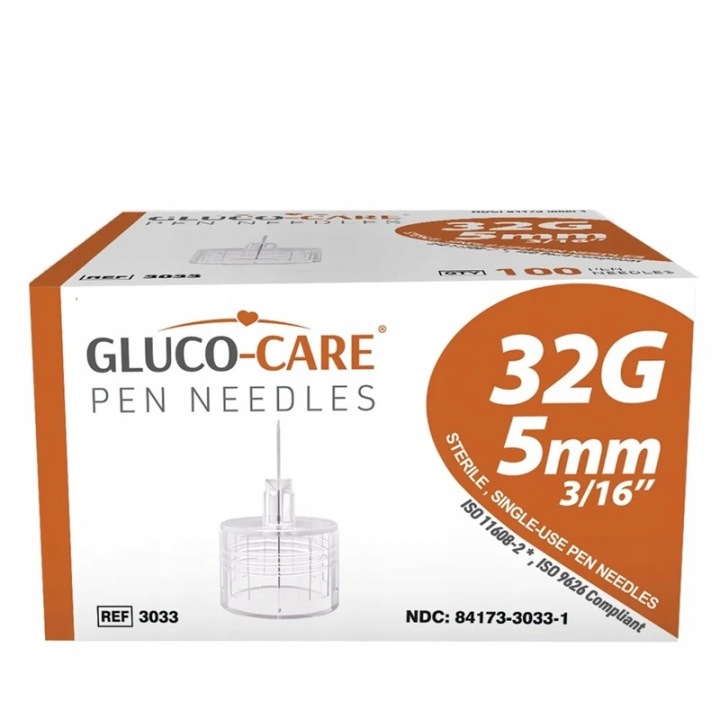 Medivena Gluco-Care Pen-Nadeln 32G 4 mm 100 Stück für Insulinpens