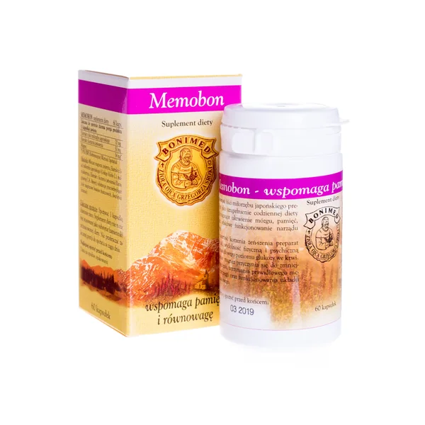 Memobon Kapseln mit Ginkgo biloba und Ginseng zur Unterstützung von Gedächtnis, Konzentration und Gleichgewicht