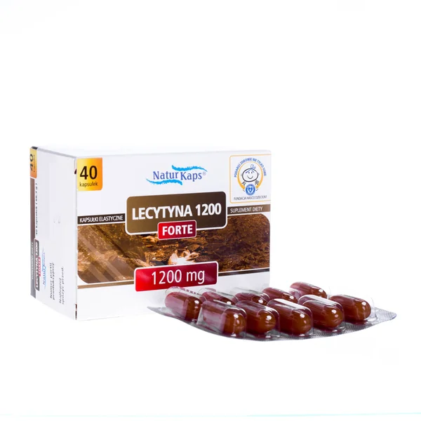 Naturkaps Lecytyna 1200 mg Forte Kapseln mit Sojalecithin zur Unterstützung von Konzentration und Gedächtnis