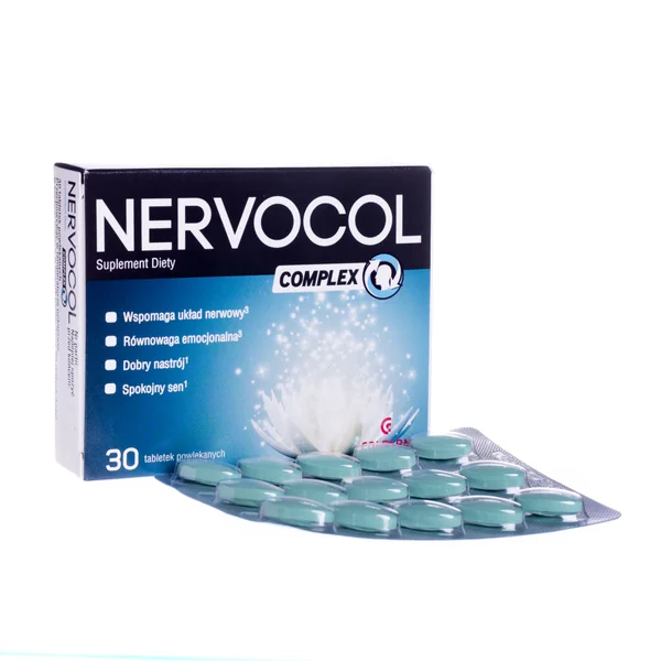 COLFARM Nervocol Complex Filmtabletten mit Melisse, Rosenwurz und Safran zur Unterstützung bei Stress und Schlafproblemen