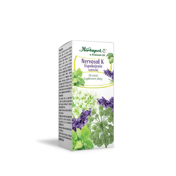 Herbapol Nervosol K Beruhigung Tabletten mit Baldrian, Melisse und Hopfen zur Unterstützung von Entspannung und Schlaf
