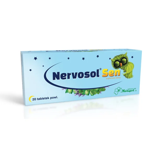 Nervosol Schlaf Filmtabletten mit Melisse, Hopfen und Lavendel zur Unterstützung von Entspannung und gesundem Schlaf
