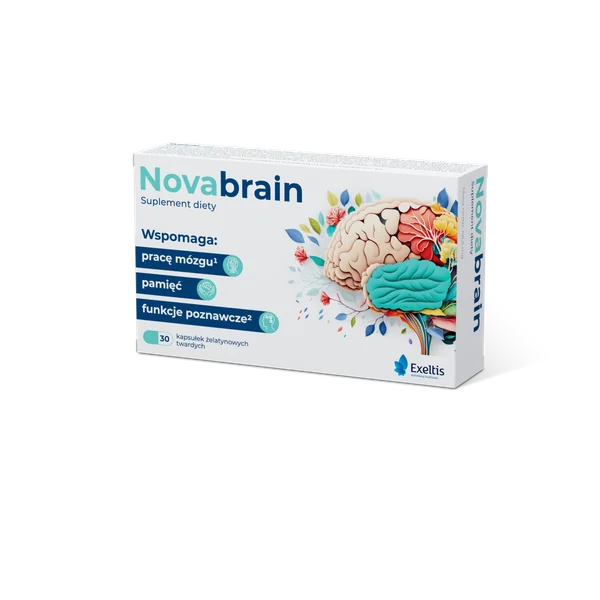 Novabrain Kapseln mit Omega-3 und Citicolin zur Unterstützung von Gedächtnis und Konzentration