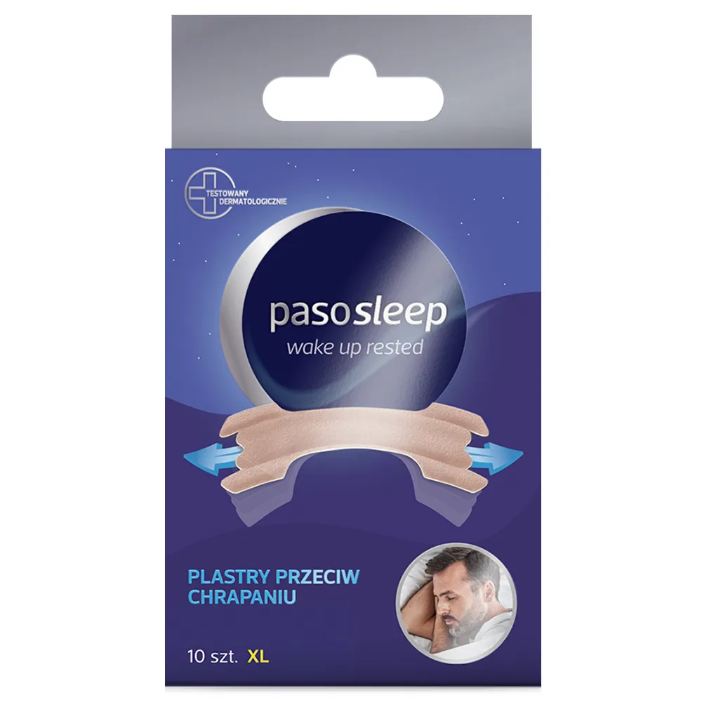 Pasosleep Wake Up Rested XL Anti-Schnarch-Pflaster für bessere Atmung und ruhigen Schlaf