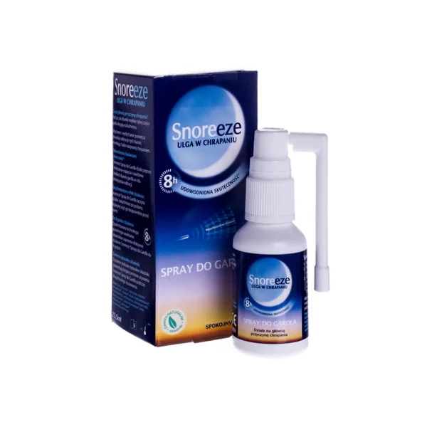 Snoreeze Halsspray gegen Schnarchen 23,5 ml – Spray zur Befeuchtung des Rachens für ruhigen Schlaf
