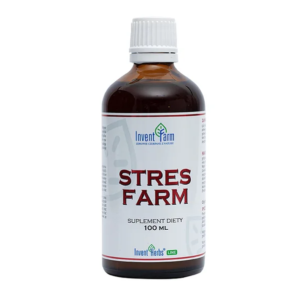Stres Farm Flüssigkeit 100 ml mit Melisse, Lavendel und Magnesium zur Unterstützung von Entspannung und Nervensystem