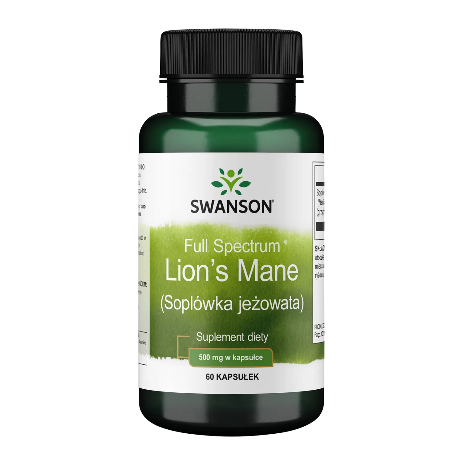 Swanson Lion’s Mane Mushroom Kapseln mit Hericium erinaceus zur Unterstützung von Konzentration und Fokus