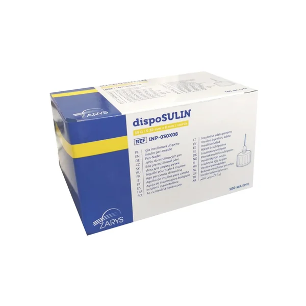 dispoSULIN Pennadeln 30G 0,30 x 8 mm für Insulinpens – sterile Einwegkanülen