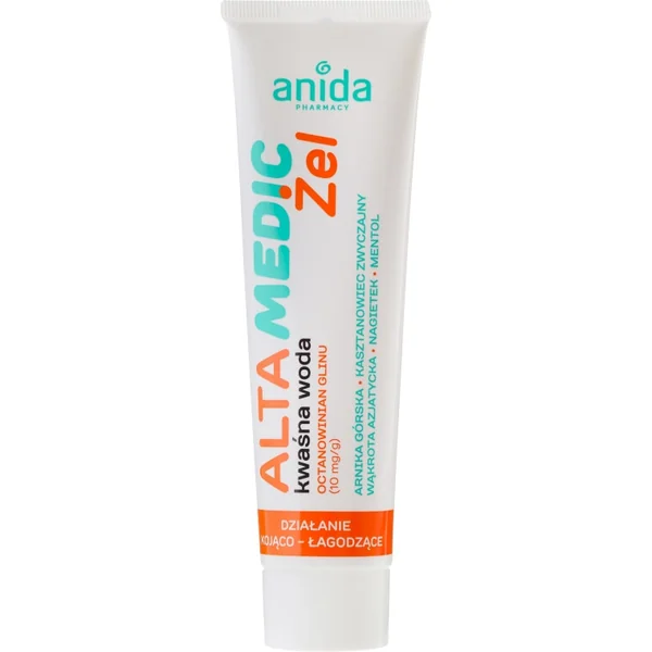 Alta Medic Saures Wasser Gel 100 ml zur Pflege bei Blutergüssen, Schwellungen und Prellungen.