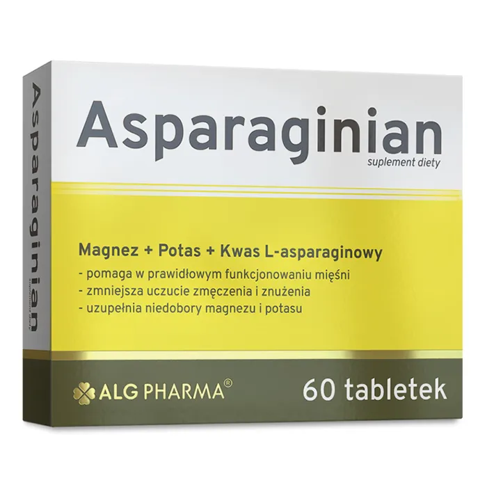 Asparaginat 60 Tabletten mit Magnesium, Kalium und L-Asparaginsäure zur täglichen Nahrungsergänzung